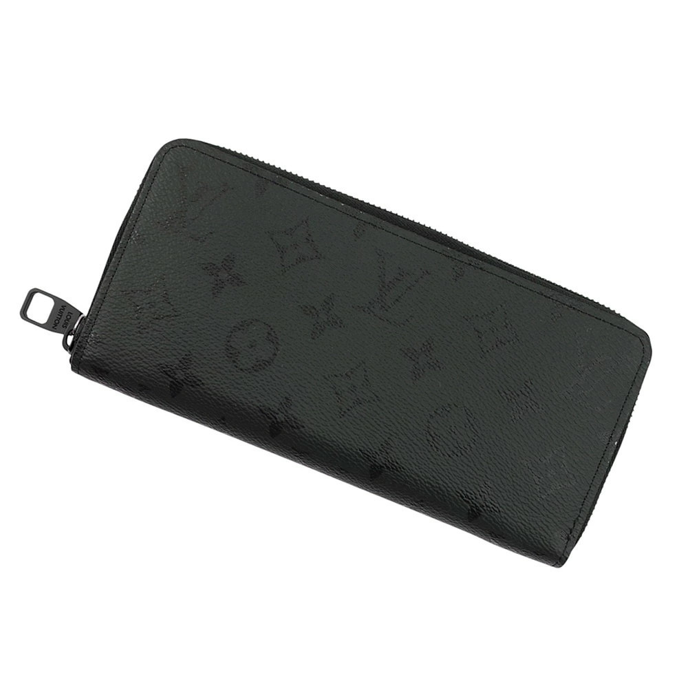 Louis Vuitton Monogram Midnight Zippy Wallet Horizontal Black Long